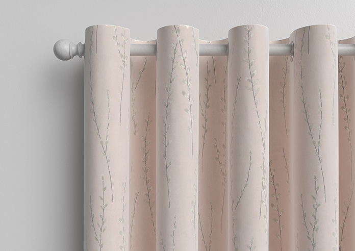 Willow Field, Pastel Pink - Made to Measure Curtains - Image 12